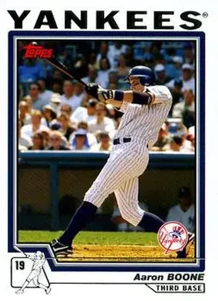 2004 Topps #578 - Aaron Boone - New York Yankees