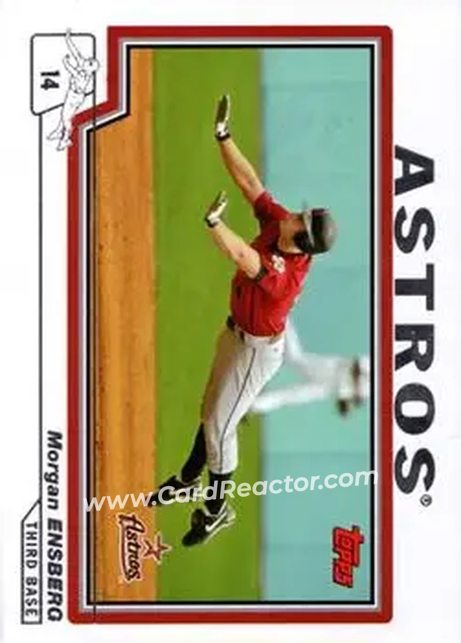 2004 Topps #594 - Morgan Ensberg - Houston Astros - Front