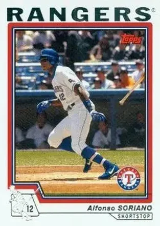 2004 Topps #600 - Alfonso Soriano - Texas Rangers