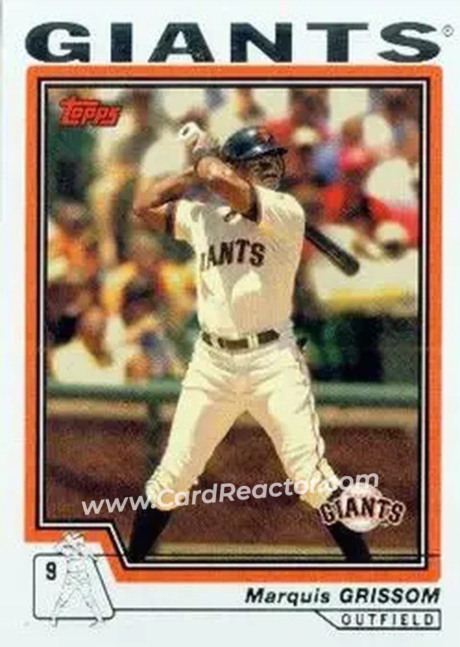 2004 Topps #601 - Marquis Grissom - San Francisco Giants - Front