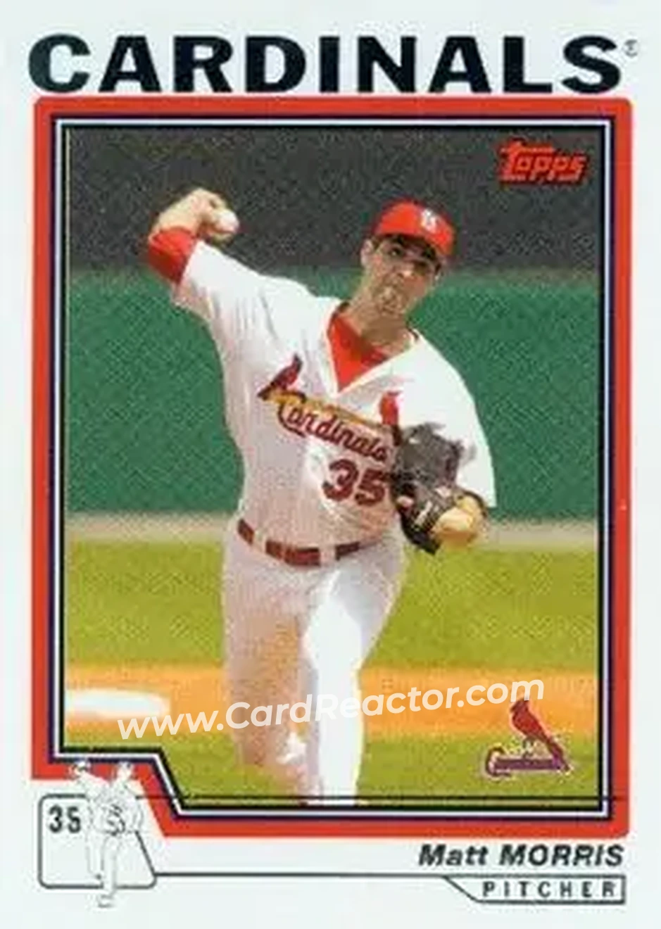 2004 Topps #602 - Matt Morris - St. Louis Cardinals - Front