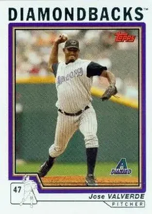2004 Topps #606 - Jose Valverde - Arizona Diamondbacks