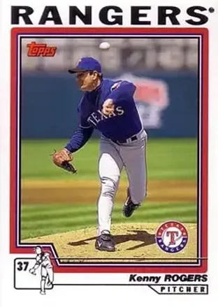 2004 Topps #607 - Kenny Rogers - Texas Rangers