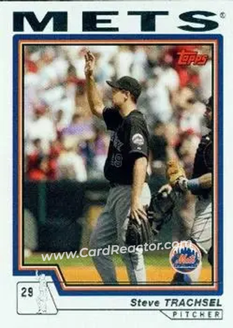 2004 Topps #616 - Steve Trachsel - New York Mets - Front