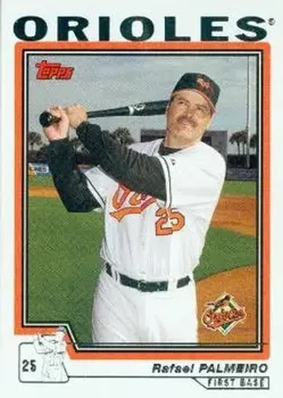 2004 Topps #620 - Rafael Palmeiro - Baltimore Orioles