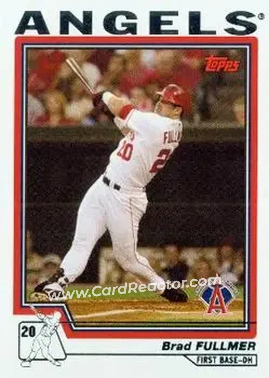 2004 Topps #103 - Brad Fullmer - Anaheim Angels - Front