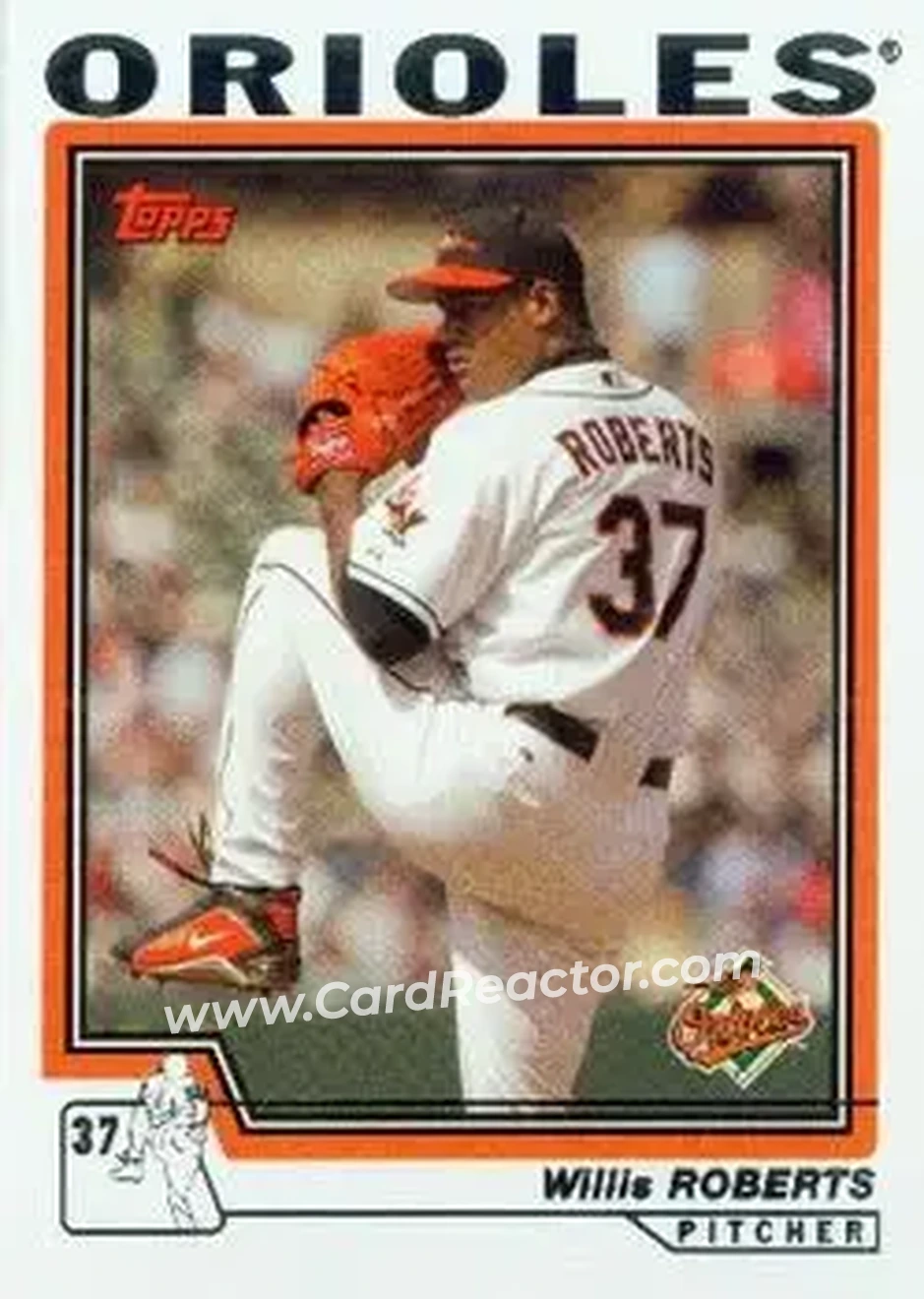 2004 Topps #105 - Willis Roberts - Baltimore Orioles - Front