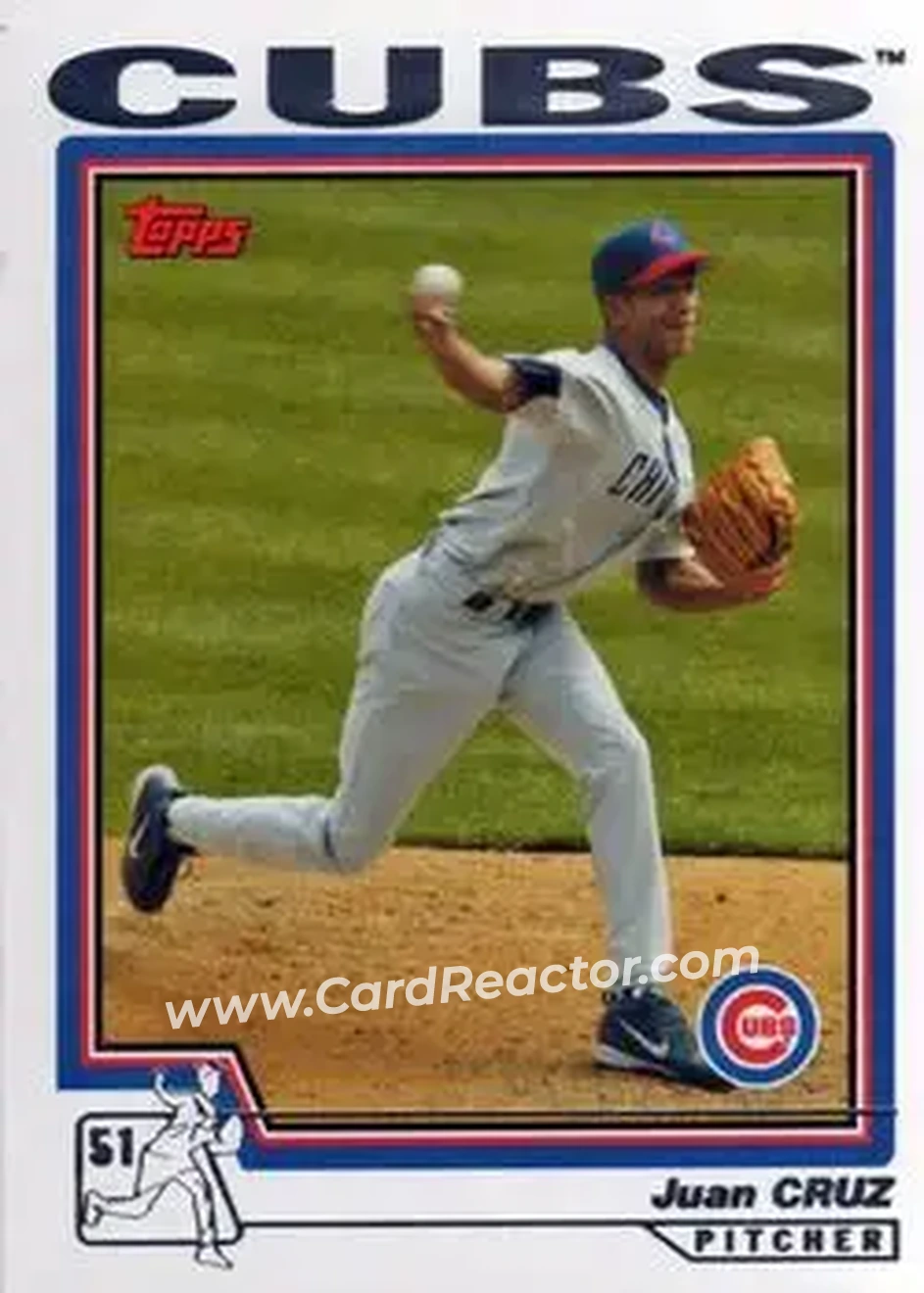 2004 Topps #107 - Juan Cruz - Chicago Cubs - Front