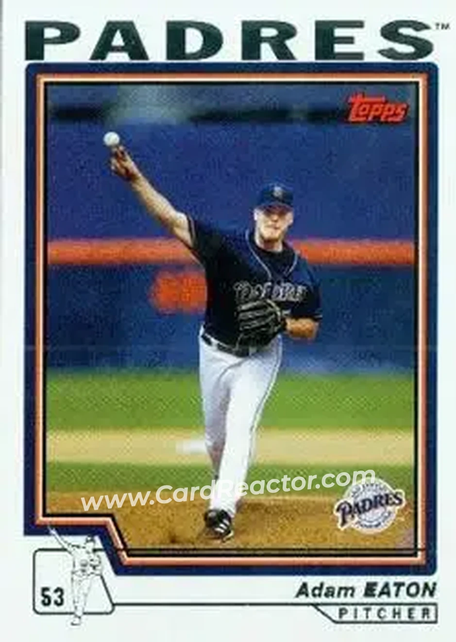 2004 Topps #119 - Adam Eaton - San Diego Padres - Front