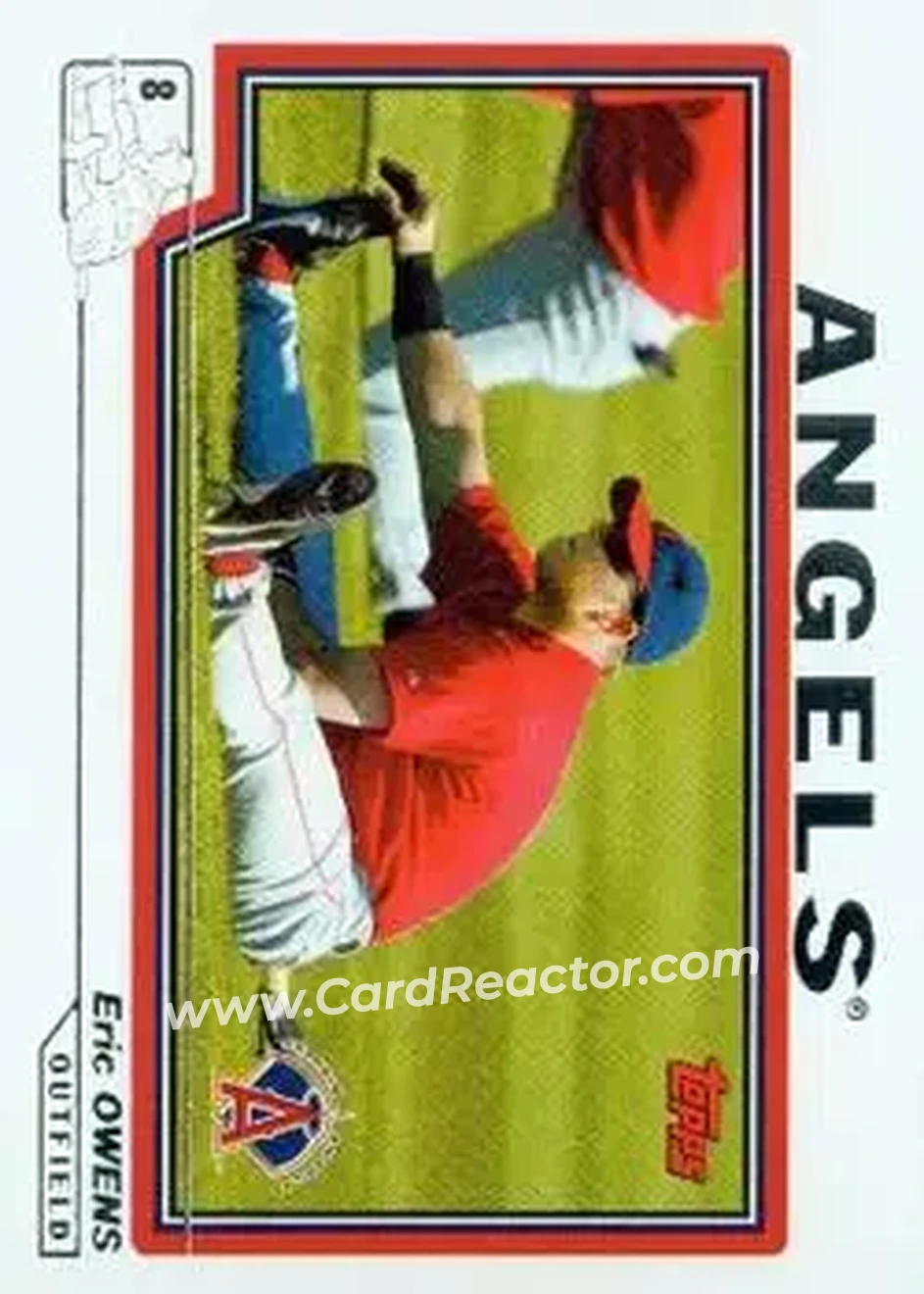 2004 Topps #124 - Eric Owens - Anaheim Angels - Front 2004 Topps #124 - Eric Owens - Anaheim Angels - Front