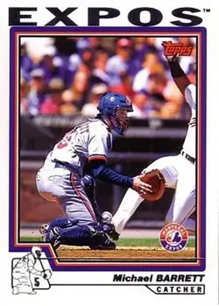 2004 Topps #132 - Michael Barrett - Montreal Expos