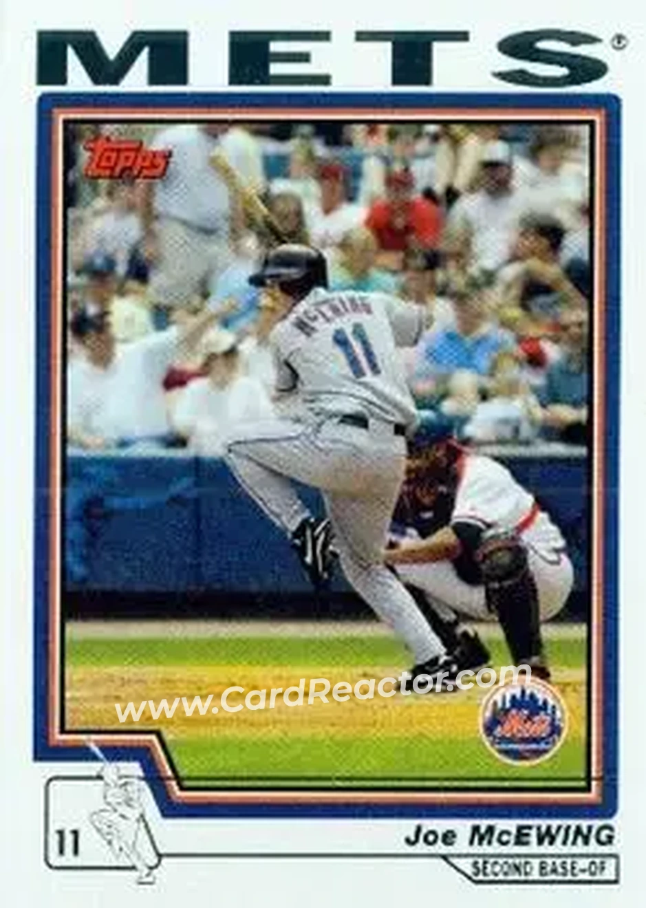 2004 Topps #133 - Joe McEwing - New York Mets - Front