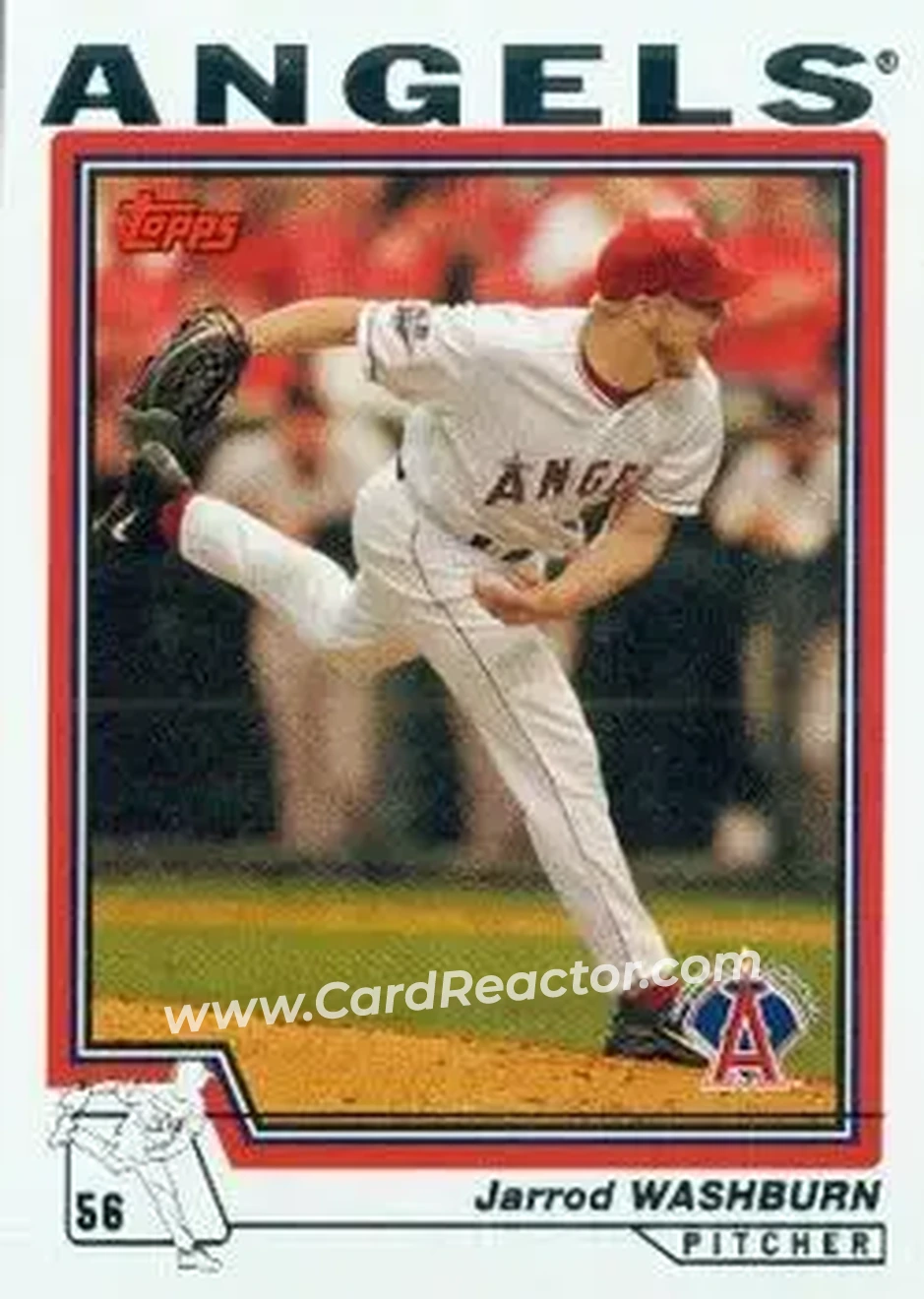 2004 Topps #139 - Jarrod Washburn - Anaheim Angels - Front