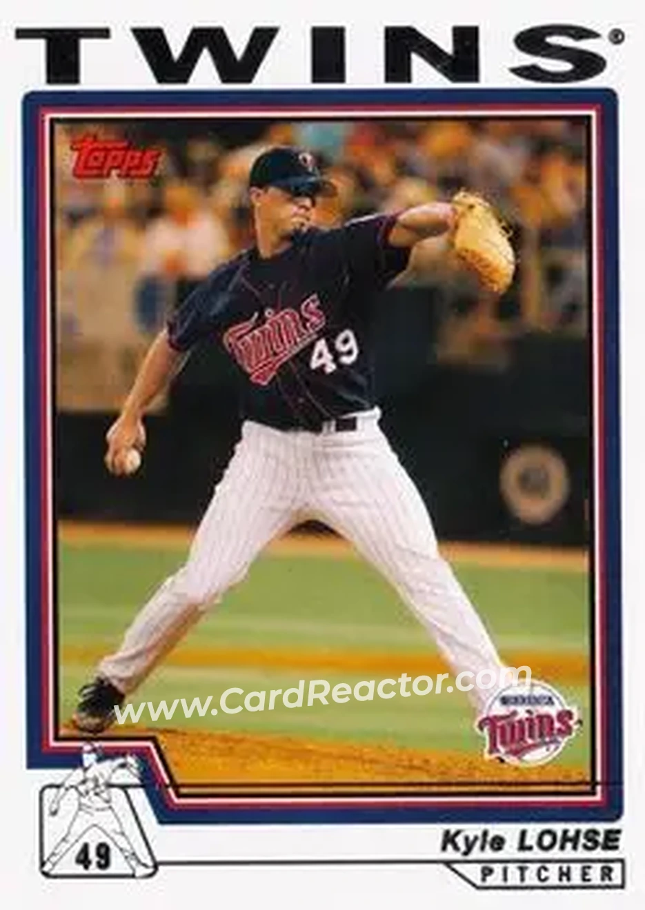2004 Topps #148 - Kyle Lohse - Minnesota Twins - Front
