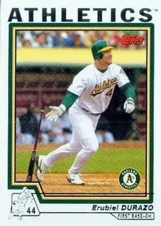 2004 Topps #151 - Erubiel Durazo - Oakland Athletics