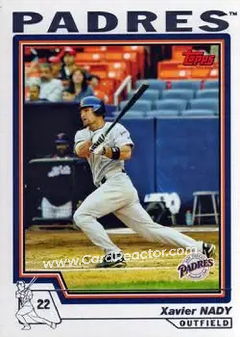 2004 Topps #154 - Xavier Nady - San Diego Padres - Front