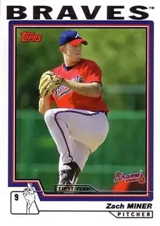 2004 Topps #326 - Zach Miner - Atlanta Braves