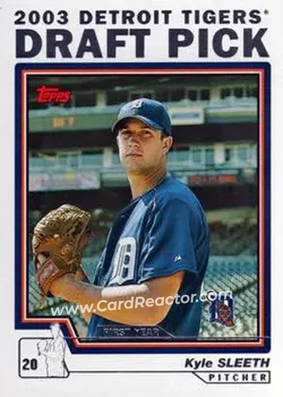2004 Topps #668 - Kyle Sleeth - Detroit Tigers - Front