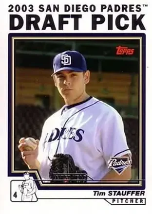 2004 Topps #674 - Tim Stauffer - San Diego Padres