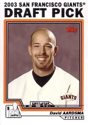 2004 Topps #676 - David Aardsma - San Francisco Giants
