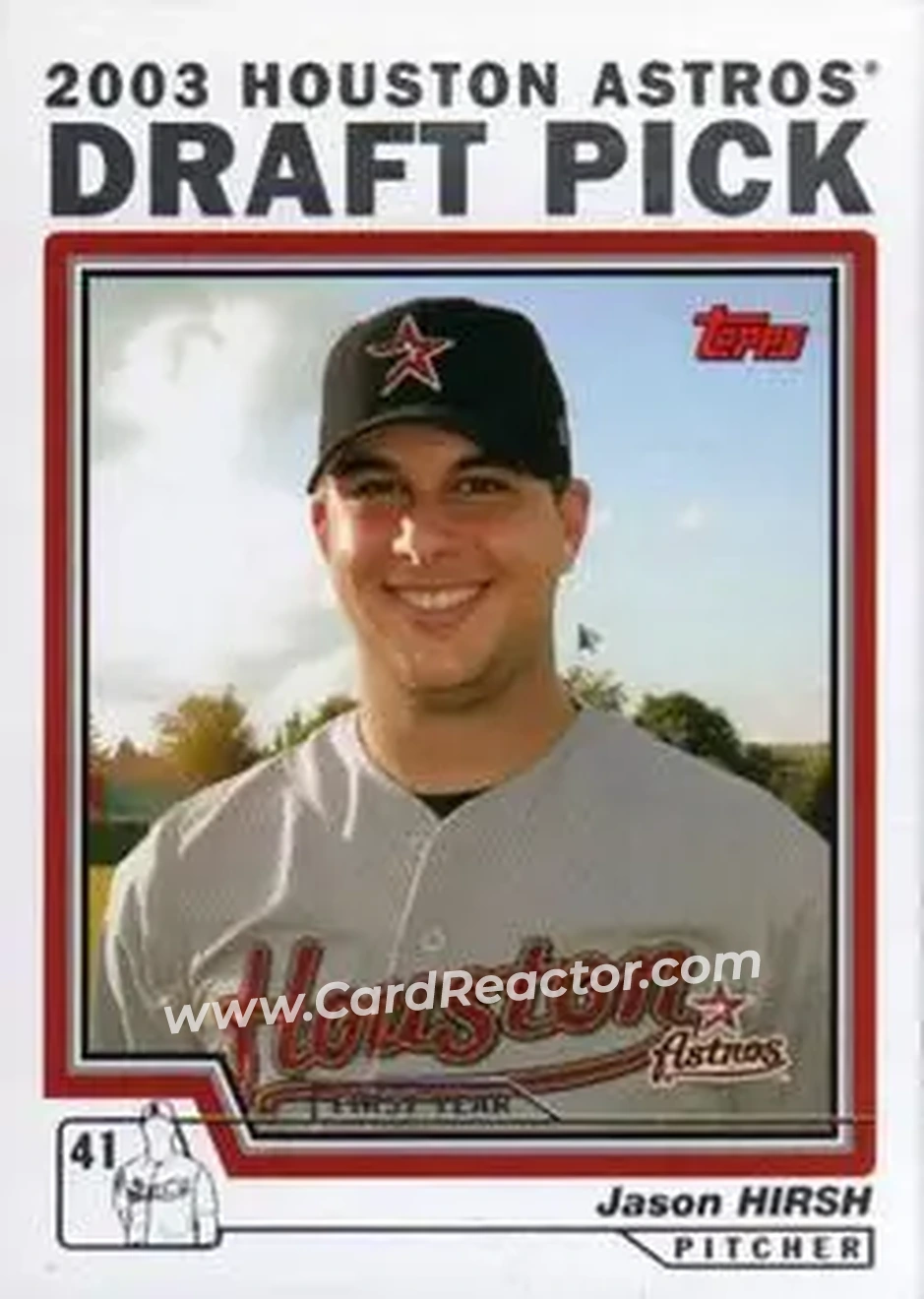 2004 Topps #682 - Jason Hirsh - Houston Astros - Front