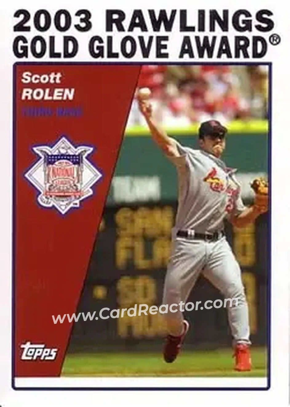 2004 Topps #709 - Scott Rolen - St. Louis Cardinals - Front