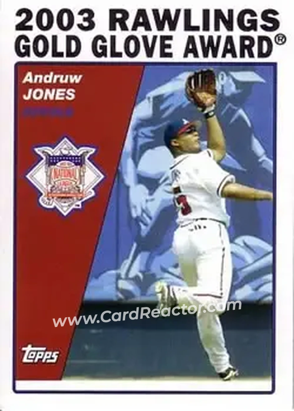 2004 Topps #711 - Andruw Jones - Atlanta Braves - Front