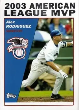 2004 Topps #716 - Alex Rodriguez - Texas Rangers