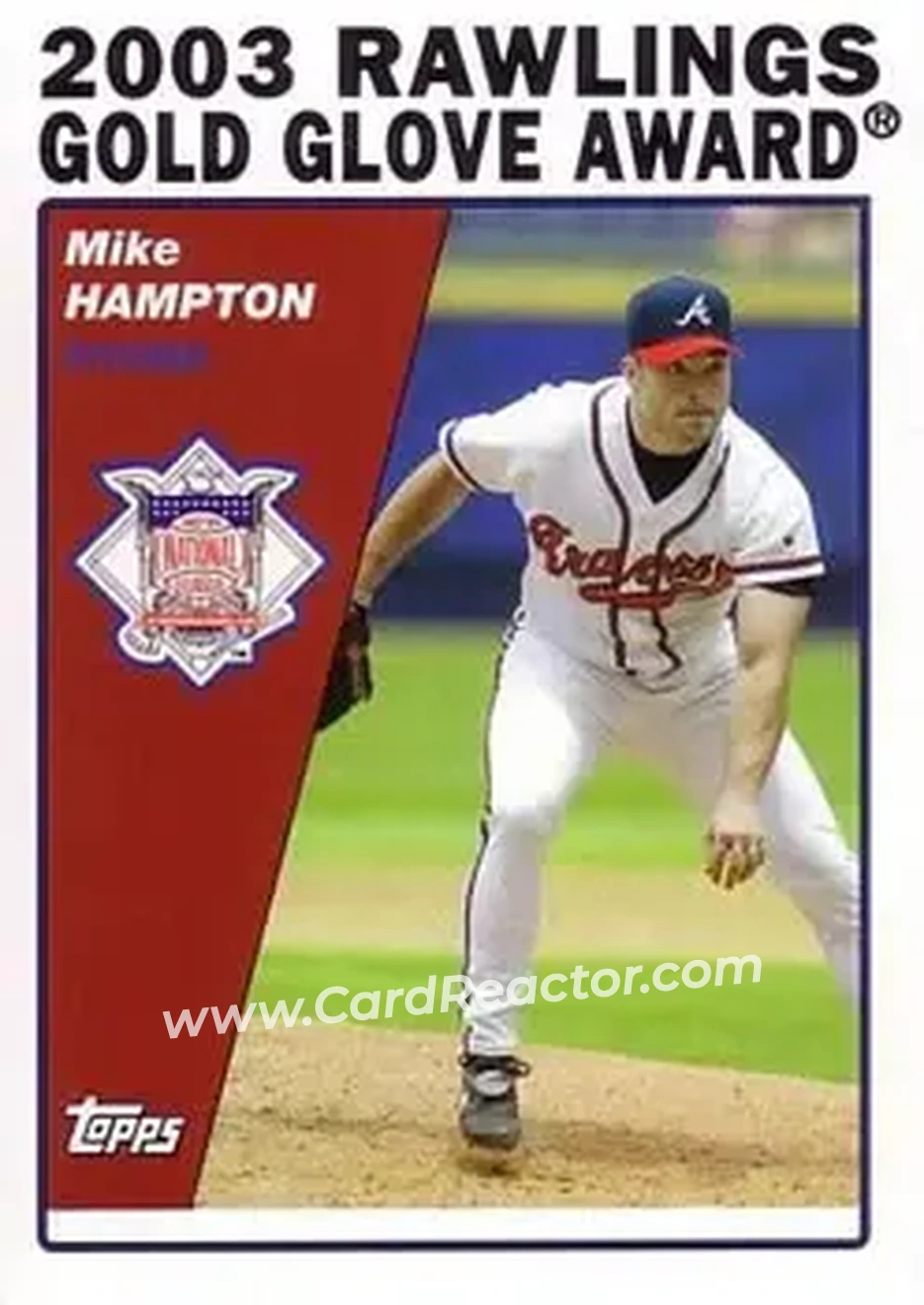2004 Topps #705 - Mike Hampton - Atlanta Braves - Front 2004 Topps #705 - Mike Hampton - Atlanta Braves - Front