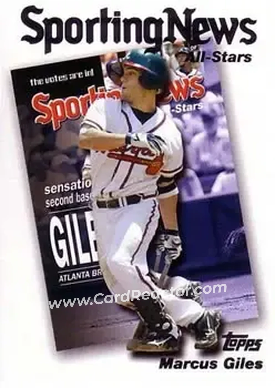 2004 Topps #720 - Marcus Giles - Atlanta Braves - Front