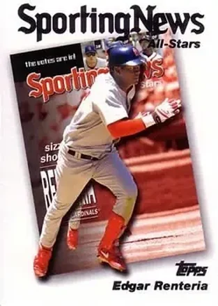 2004 Topps #721 - Edgar Renteria - St. Louis Cardinals