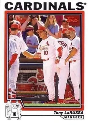 2004 Topps #293 - Tony La Russa - St. Louis Cardinals
