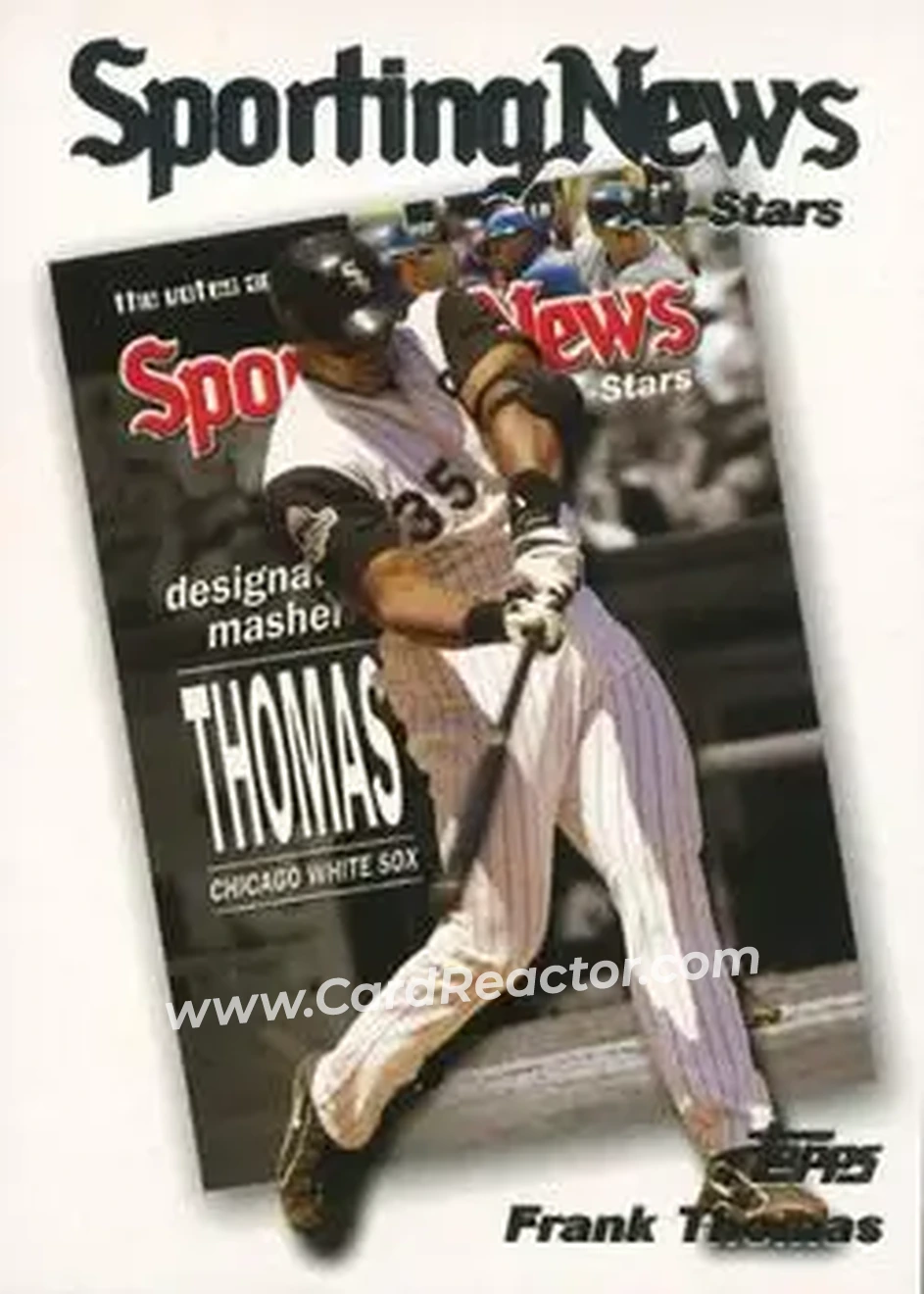 2004 Topps #366 - Frank Thomas - Chicago White Sox - Front 2004 Topps #366 - Frank Thomas - Chicago White Sox - Front