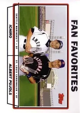 2004 Topps #694 - Fan Favorites (Ichiro - Albert Pujols)