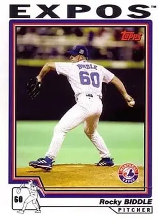 2004 Topps #178 - Rocky Biddle - Montreal Expos