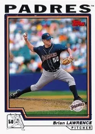 2004 Topps #184 - Brian Lawrence - San Diego Padres