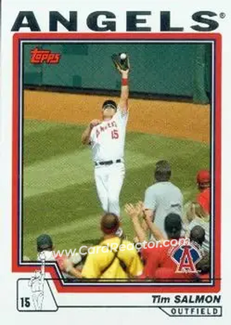 2004 Topps #189 - Tim Salmon - Anaheim Angels - Front