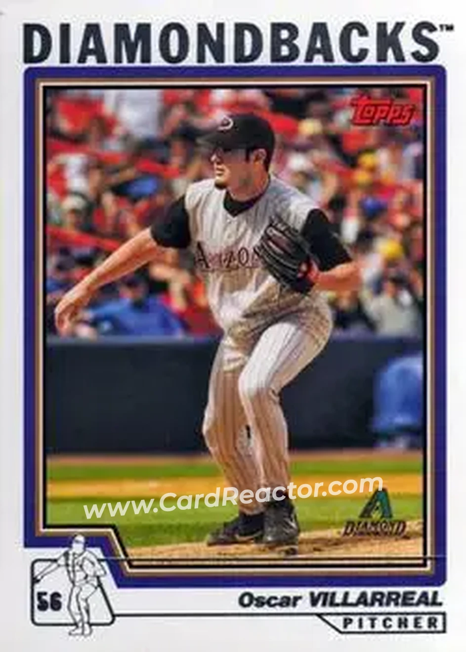 2004 Topps #192 - Oscar Villarreal - Arizona Diamondbacks - Front