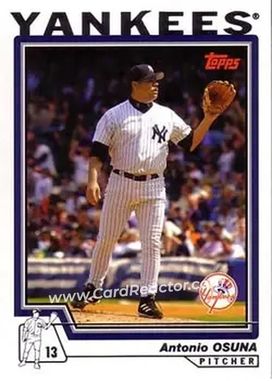 2004 Topps #201 - Antonio Osuna - New York Yankees - Front