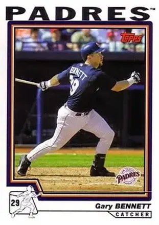 2004 Topps #248 - Gary Bennett - San Diego Padres