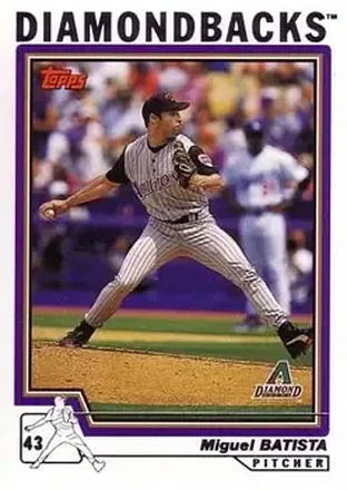 2004 Topps #253 - Miguel Batista - Arizona Diamondbacks