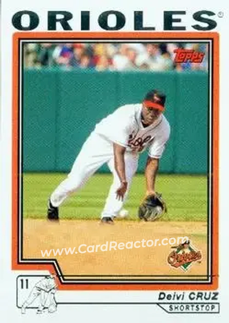 2004 Topps #255 - Deivi Cruz - Baltimore Orioles - Front