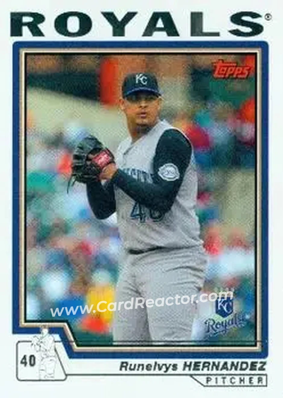 2004 Topps #258 - Runelvys Hernandez - Kansas City Royals - Front