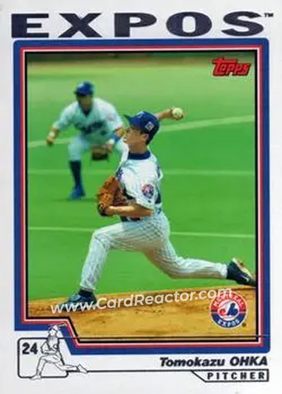 2004 Topps #262 - Tomo Ohka - Montreal Expos - Front