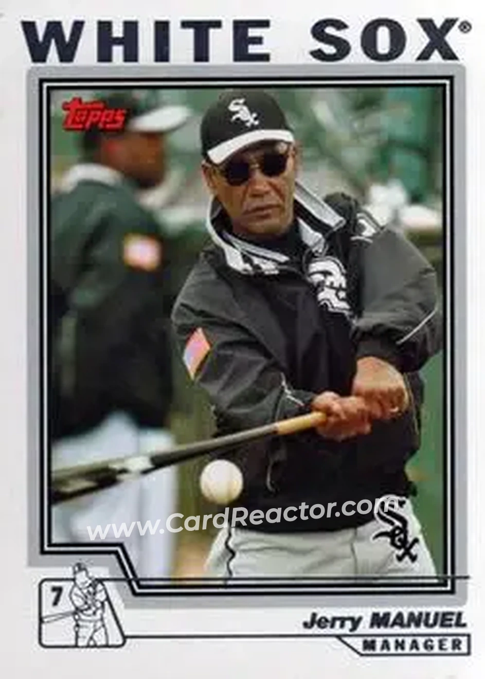 2004 Topps #273 - Jerry Manuel - Chicago White Sox - Front