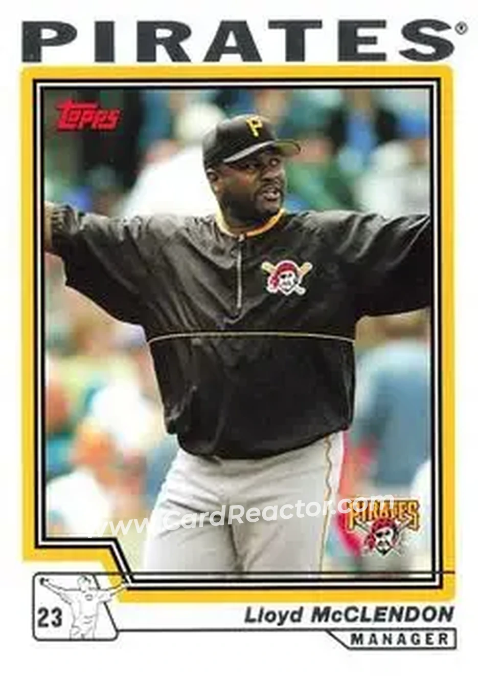 2004 Topps #289 - Lloyd McClendon - Pittsburgh Pirates - Front