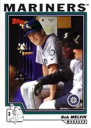 2004 Topps #292 - Bob Melvin - Seattle Mariners