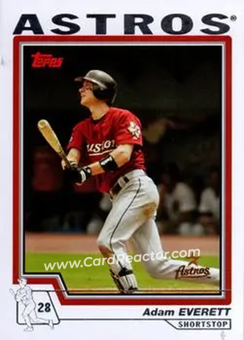 2004 Topps #374 - Adam Everett - Houston Astros - Front