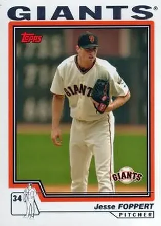 2004 Topps #387 - Jesse Foppert - San Francisco Giants