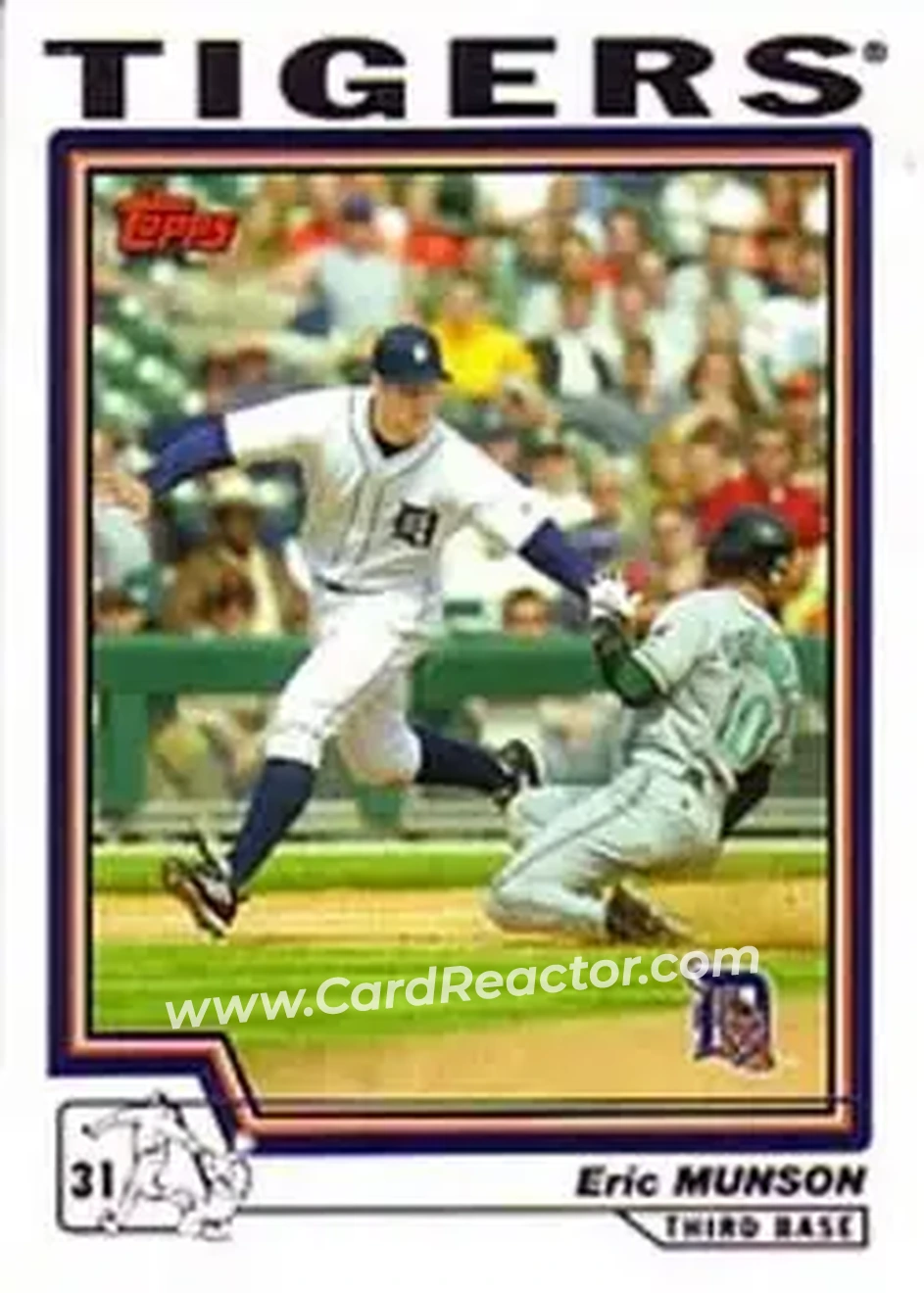 2004 Topps #391 - Eric Munson - Detroit Tigers - Front